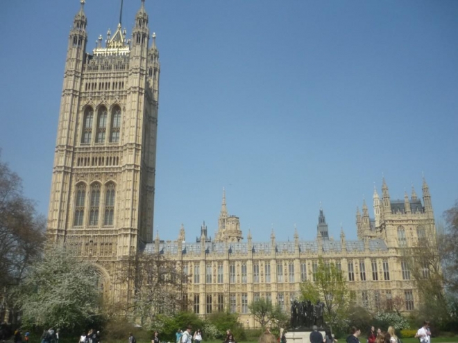 Westminsterský palác alias budovy Parlamentu