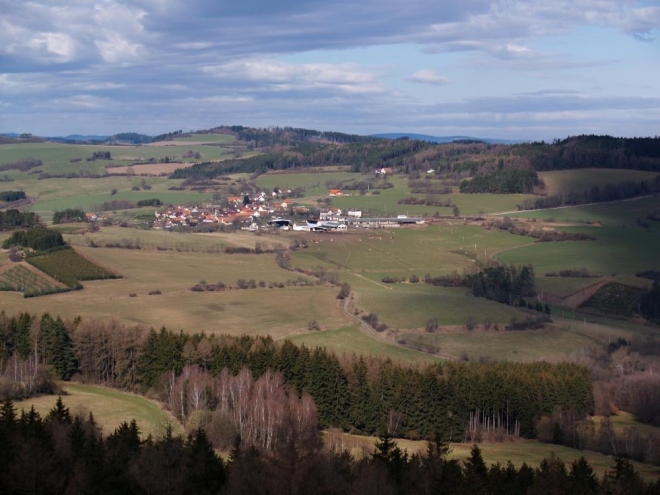 Pohled na Strašice