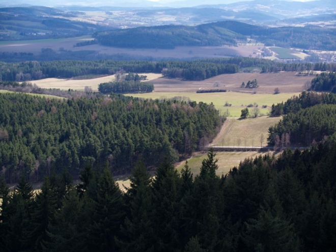 Krajina jižních Čech.
