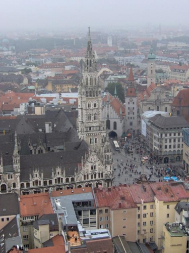 Marienplatz z výšky