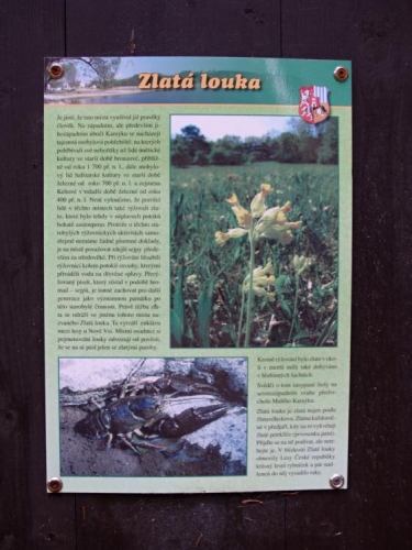 Nedaleko Zlaté louky konečně vidíme další poutníky. Dvě mladé holky se ujišťují jdou-li na vrchol dobře. Chtěli jsme je nejdříve obrátit našim směrem, ale asi by to neprošlo.