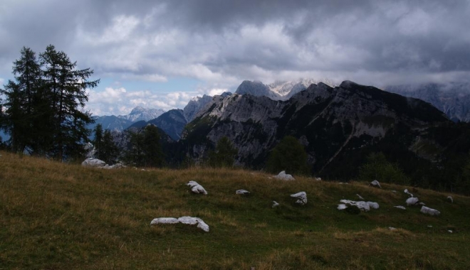 Kotova špice přes planinu nad Sleme.