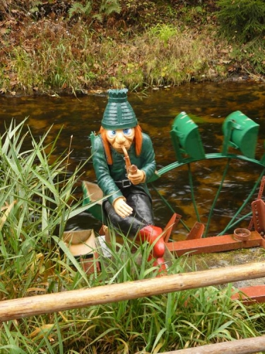 Vodník s rukou poháněnou vodou.