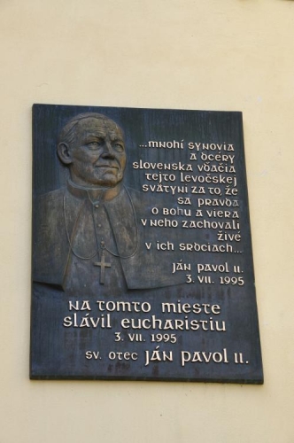 Zde sloužil mši Jan Pavel II.