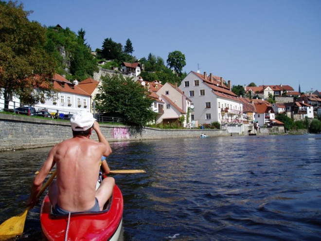 V Českém Krumlově se s focením Lukáš vyřádí.