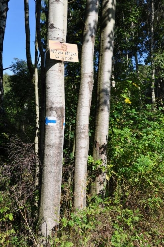 Keltská stezka nad Svatou Máří.