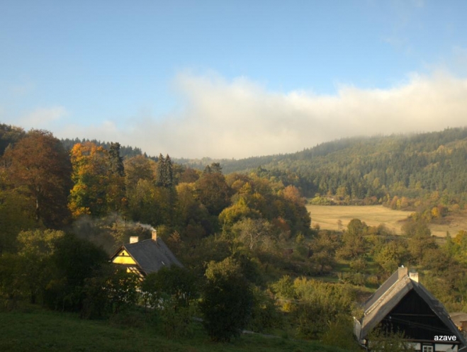 doupovské lesy a louky u zámku 