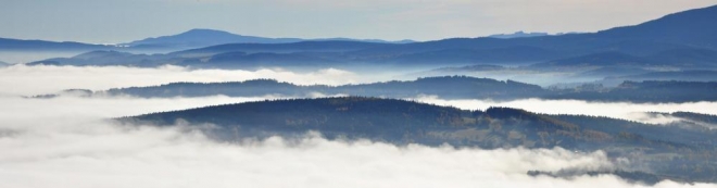 Chlum, Knížecí stolec a kousek Boubína (vpravo).