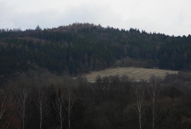 Svobodná hora od Blanice.