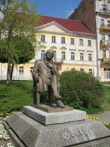 Pomník Johanna Wolfganga Goetheho v Mariánských lázních