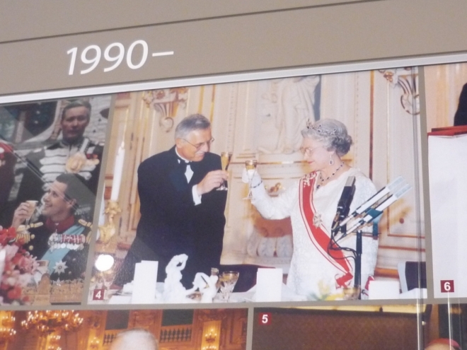 Václav Klaus a Alžběta II.