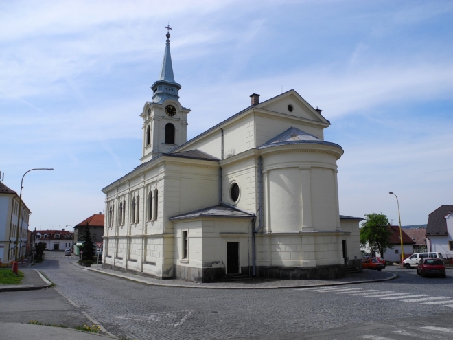 Kostel sv. Vojtěcha.