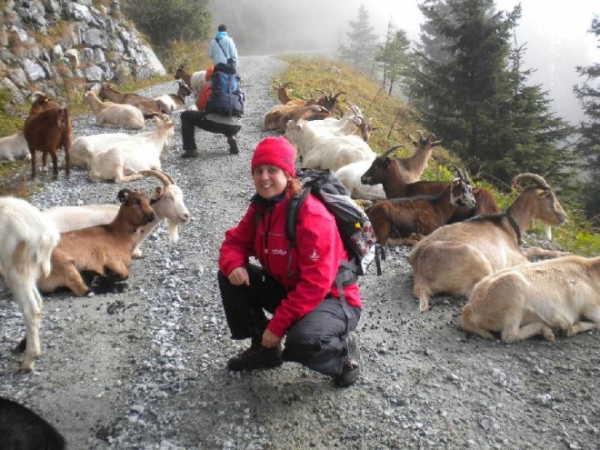 cestou na jezera Bockhartseen