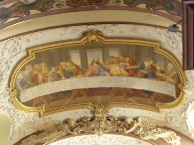 Poslední večeře Páně v kostele sv. Michala (2007, Šárka Čížková)