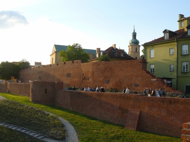 Cihlové opevnění Starego Mieasta