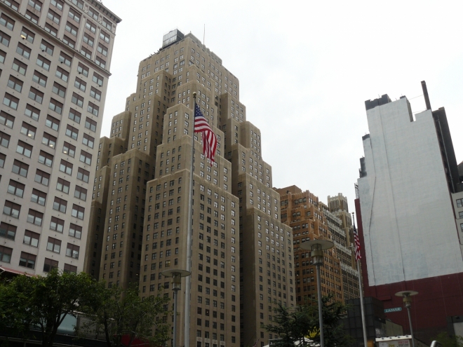 První pohled na Manhattan po výlezu z Penn Station