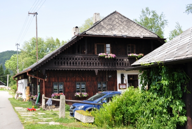 Restaurace u Němečků nás pohostí i zchladí. 