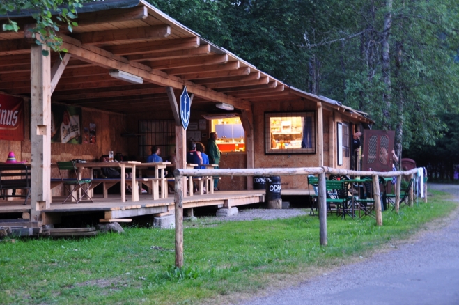Kiosek v kempu Soumarský Most 2.