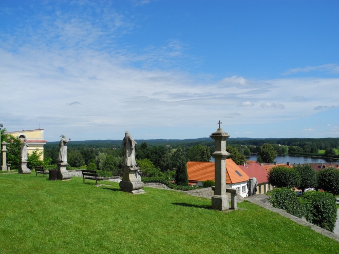 Kostel v Chlumu u Třeboně.