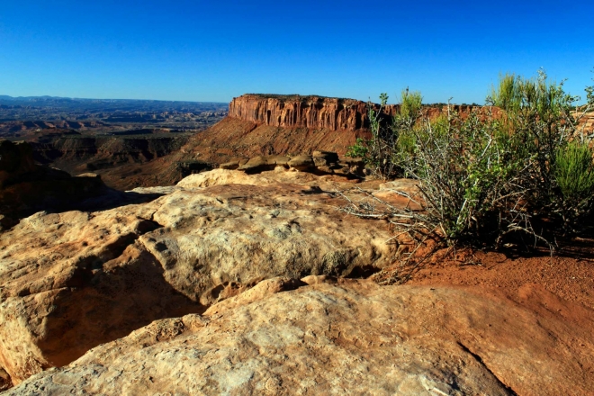 Utah, National Park Canyonlands, Grand view Point Overlook