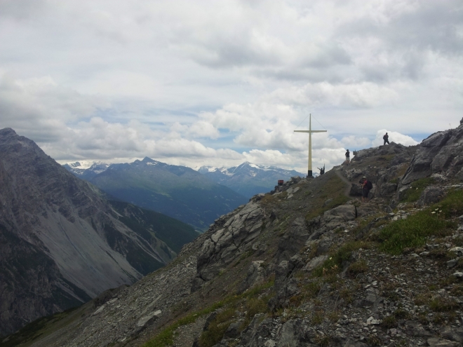 Vrcholový kříž na Monte delle Scale