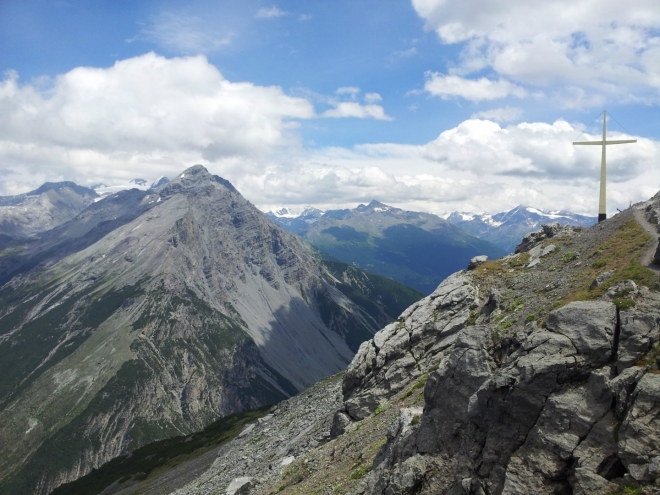 Poslední pohled na vrchol Monte delle Scale