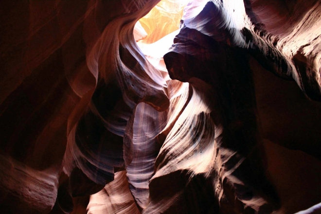 Arizona, Antelope Canyon - hlava medvěda