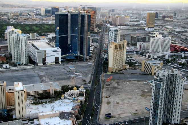 Nevada, Las Vegas - pohled ze Stratosphere Tower