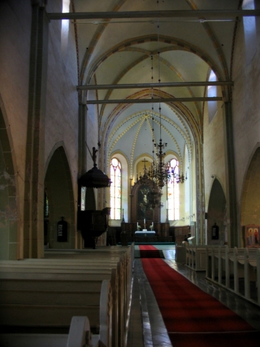 Interiér kostela