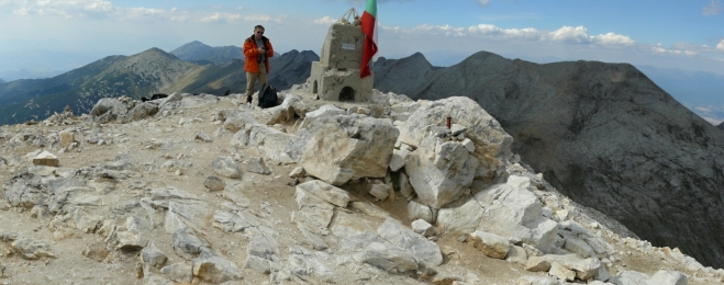 Panorama mramorového hřebene (část 360° panorama)