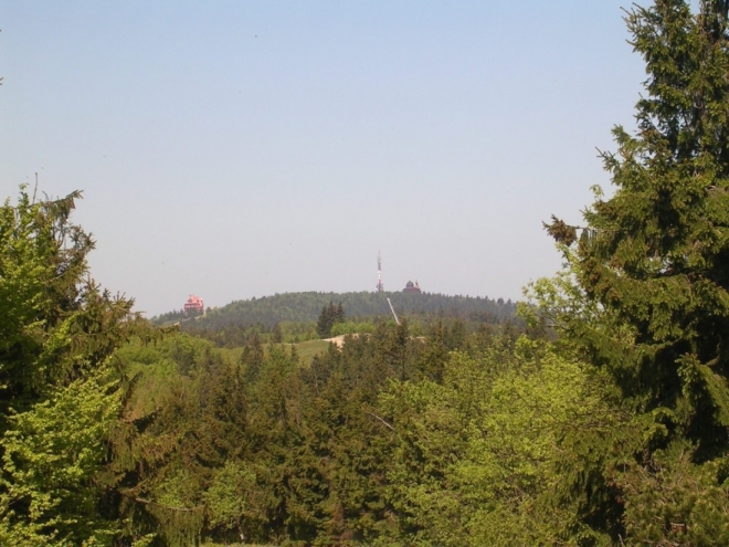 Pohled na vrchol Radhoště (2007, Hana Šimková)