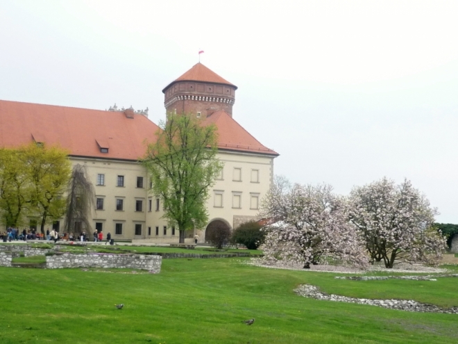 V nitru rozkvetlého Wawelu