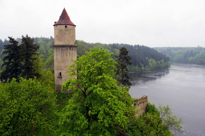 Zvíkov - věž Hláska