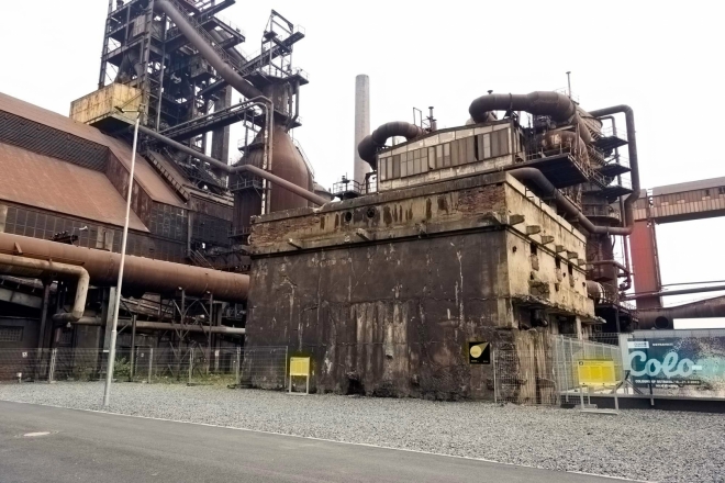 pohled na VP6 a plynočistírnu Lurgi
