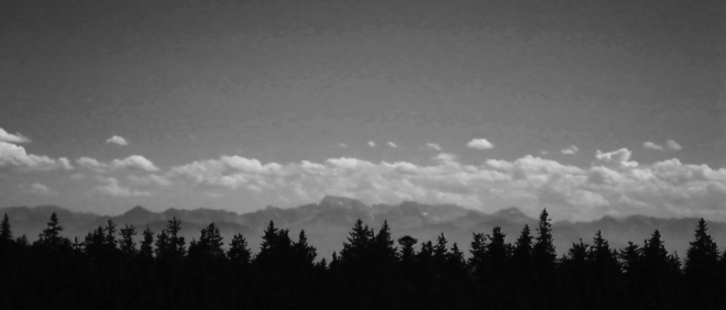 Totes Gebirge s nejvyšším vrcholem Gross Prielem.