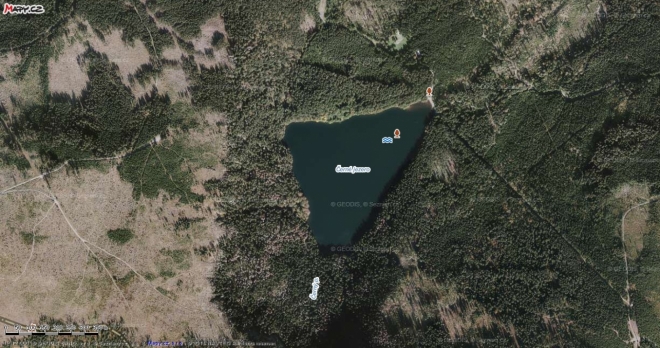 Černé jezero.