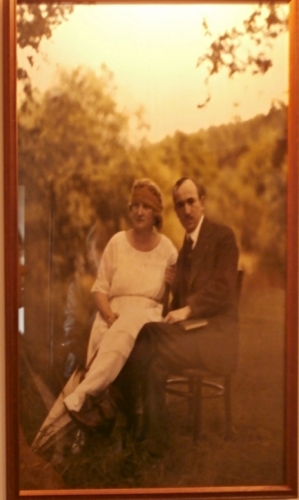 Dobová fotografie manželů Benešových