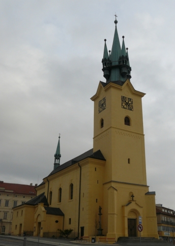 Kostel svatého Jakuba Staršího na příbramském náměstí