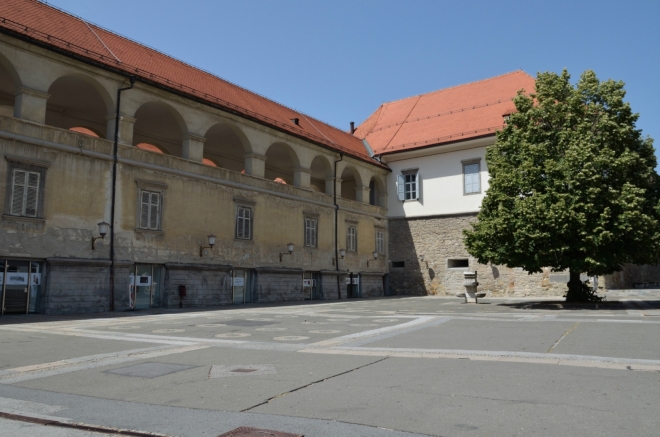 Mariborský zámek byl vybudován koncem 15. století z důvodu posílení severovýchodní části městských hradeb. Původně to tedy byl spíše hrad, zámek se z něj stal až později, aspoň co se mi podařilo najít.
