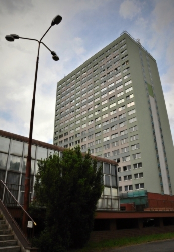 Budova koleje UK.