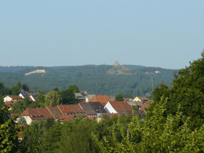 Zřícenina Flossenburg za Flossem