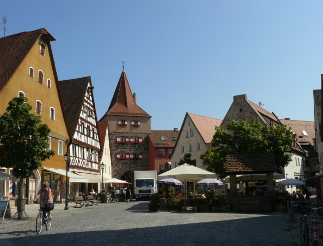 Náměstí v Laufu an der Pegnitz