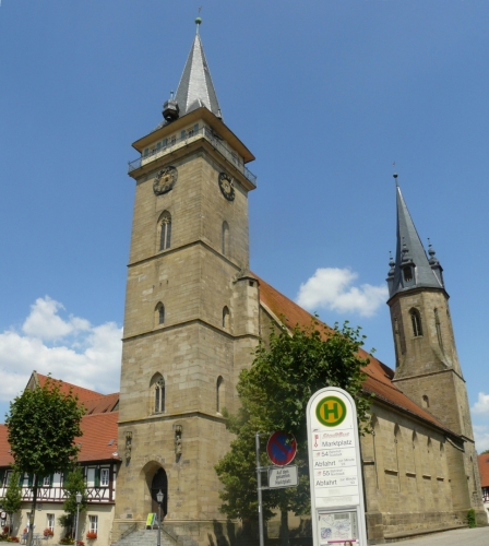Protestanstký kostel v Öhringenu