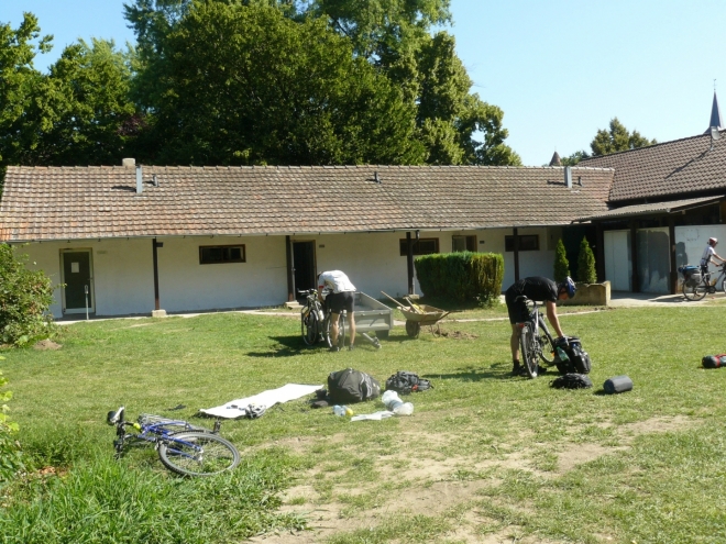 Ráno se však probouzíme v kempu v Gundelsheimu