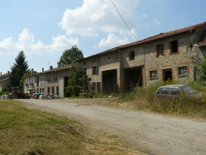 Francouzská vesnice na venkově