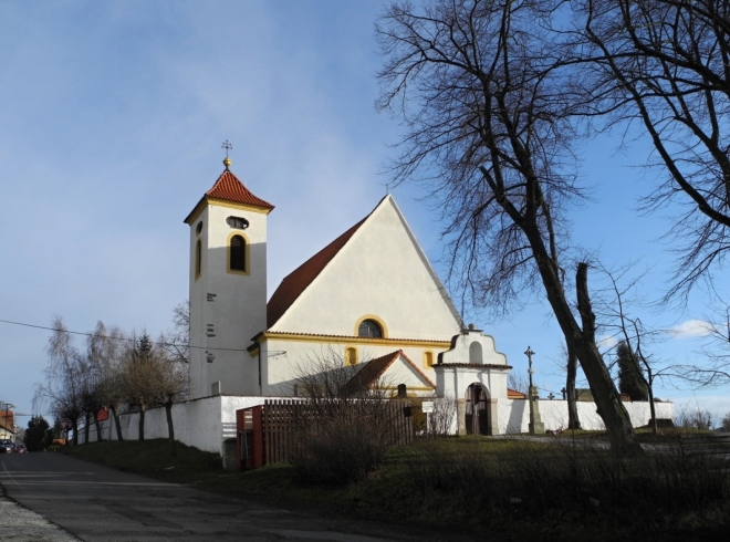 Kostel v Řepici.