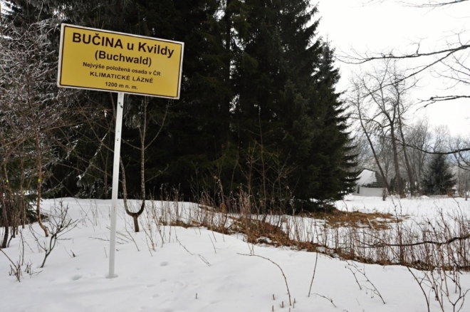 Bučina ve výšce 1200 m n. m. je nejvýše položenou osadou v Č.R.