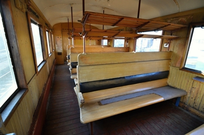 Dobový vagón.