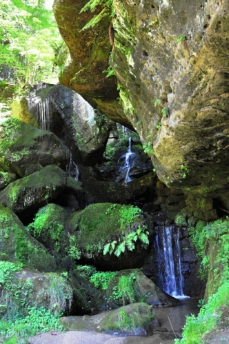 Lichtenhainer wasserfall.