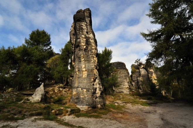 Tiské stěny - Ptačí věže.